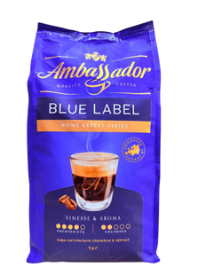 Кофе в зернах Ambassador Blue Label 1000г 306 фото